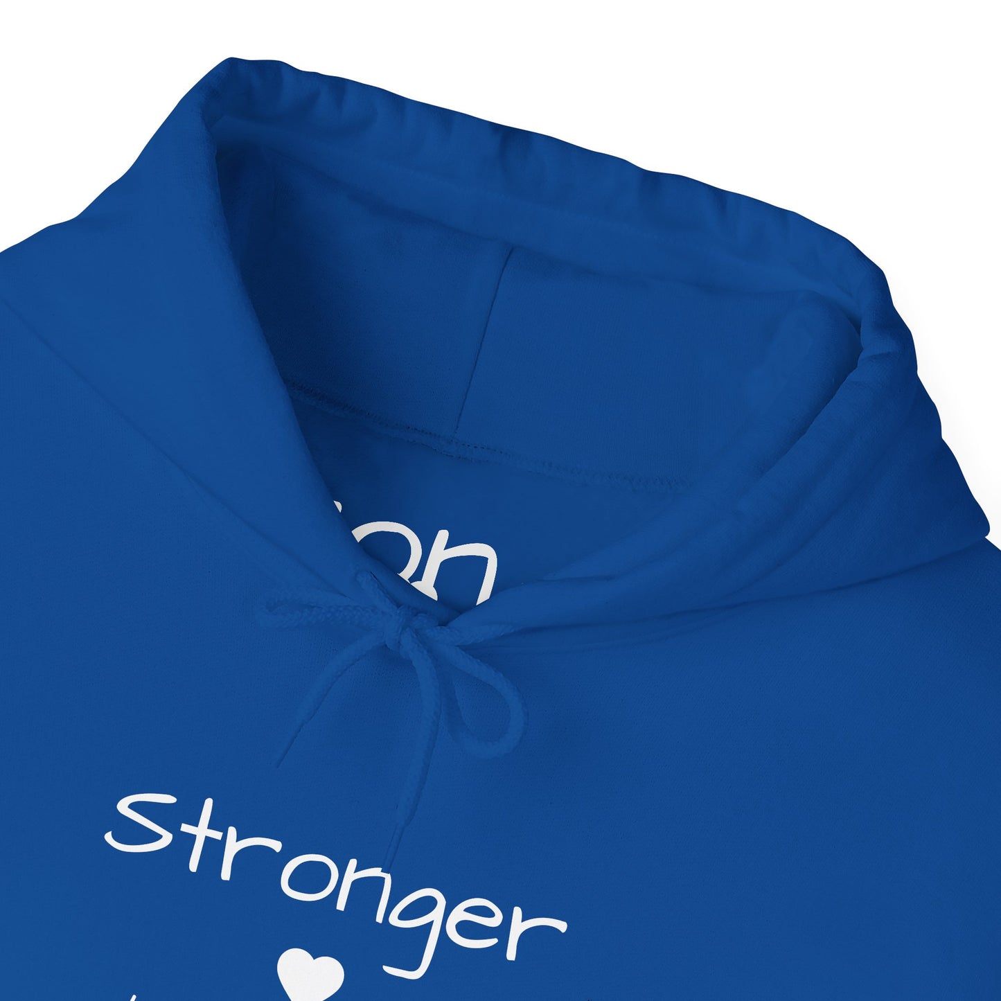 "Stronger than the Storm" Inspirational Pullover Hoodie