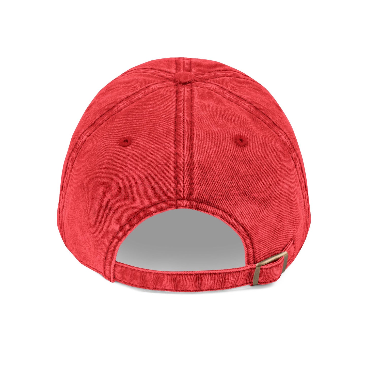 Embroidered Jesus Vintage Cap — Washed Red Baseball Hat