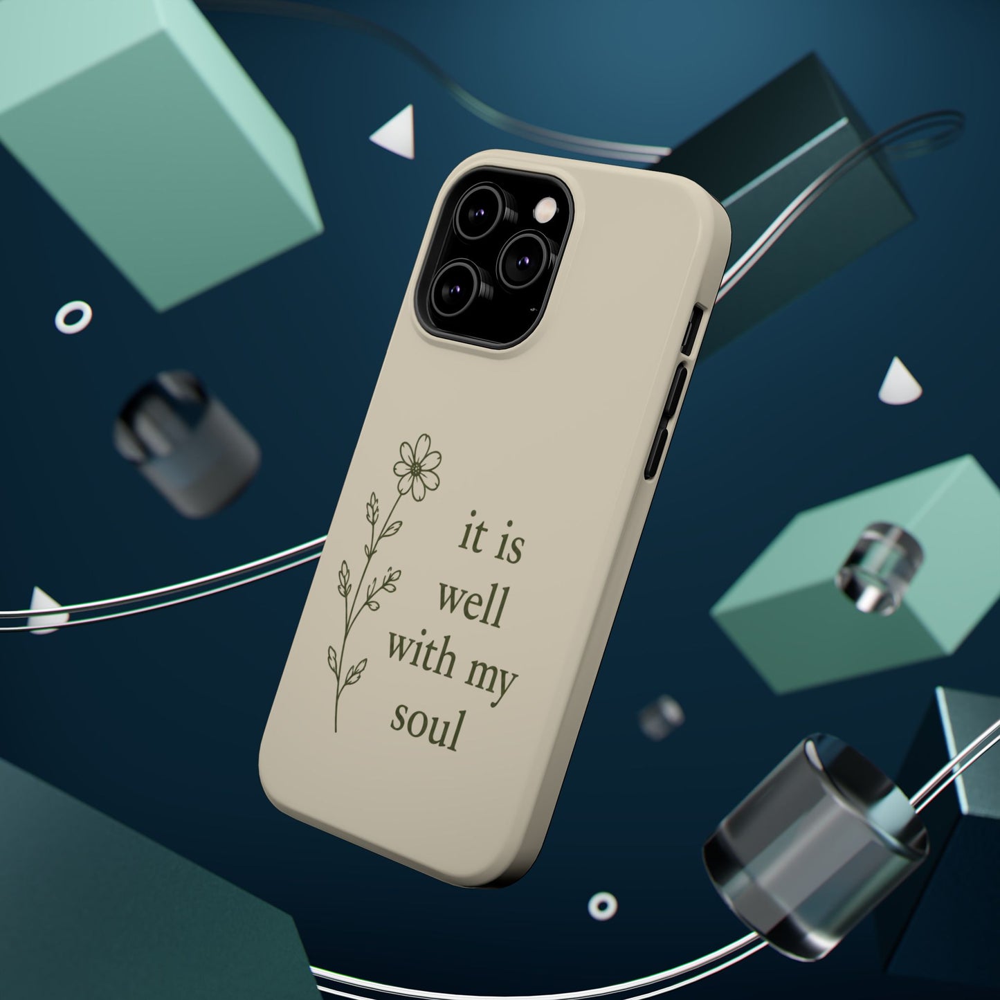 'It Is Well With My Soul' Magnetic Impact-Resistant Phone Case