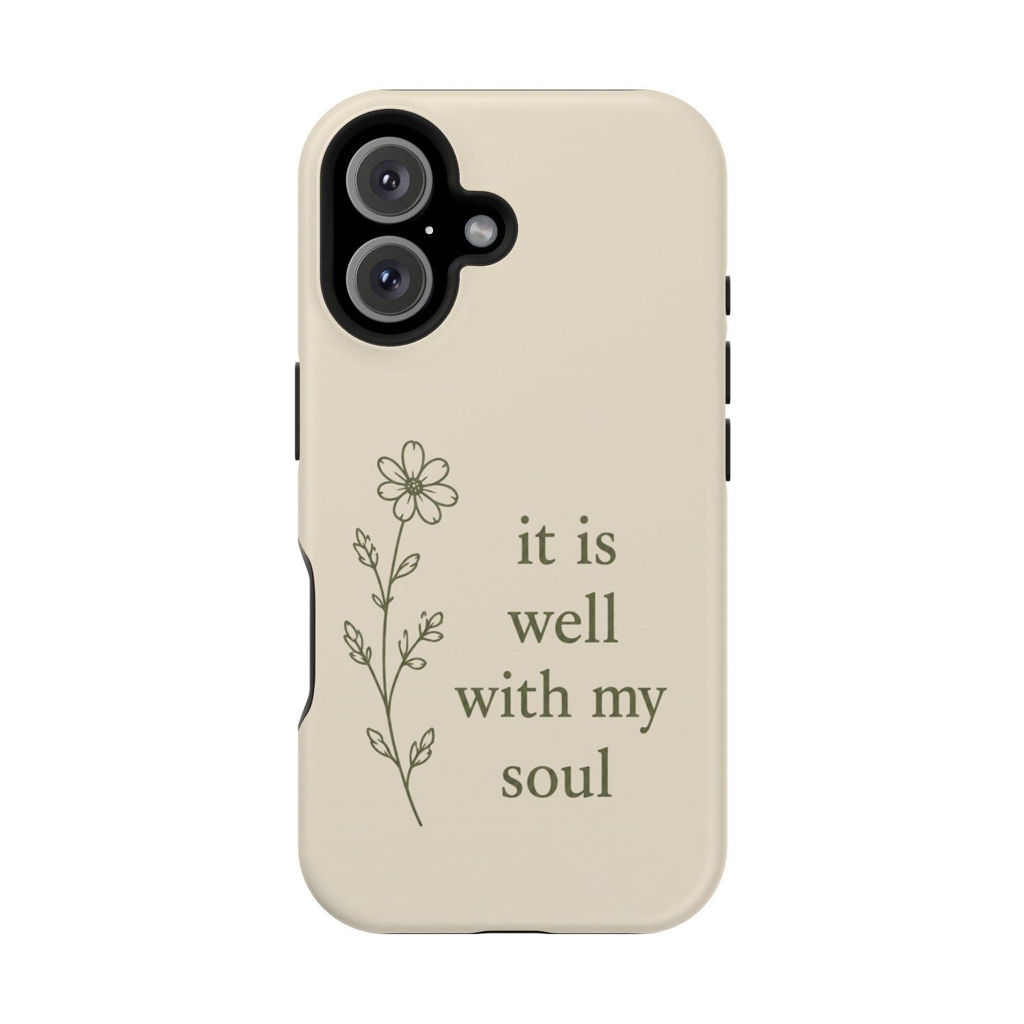 'It Is Well With My Soul' Magnetic Impact-Resistant Phone Case