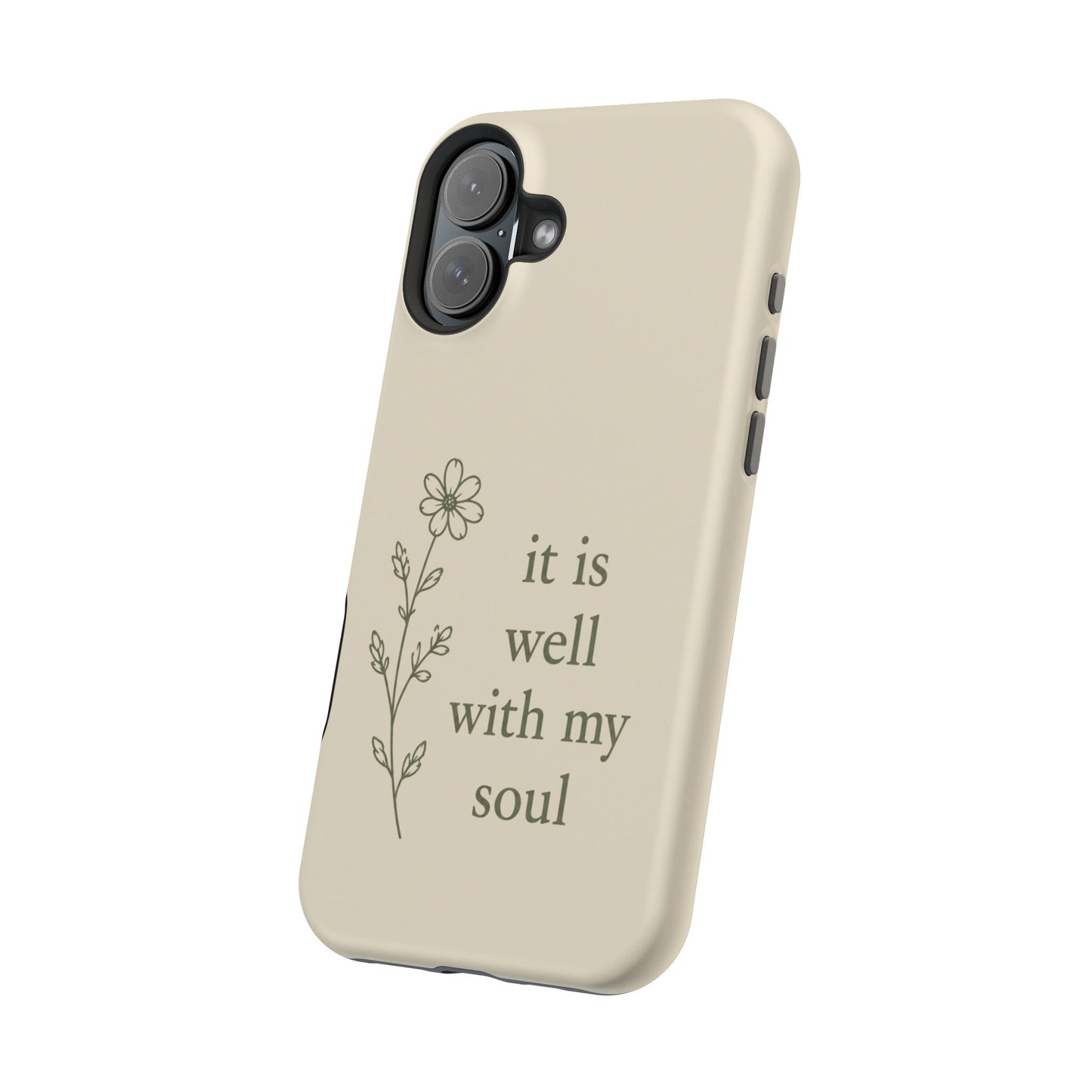 'It Is Well With My Soul' Magnetic Impact-Resistant Phone Case