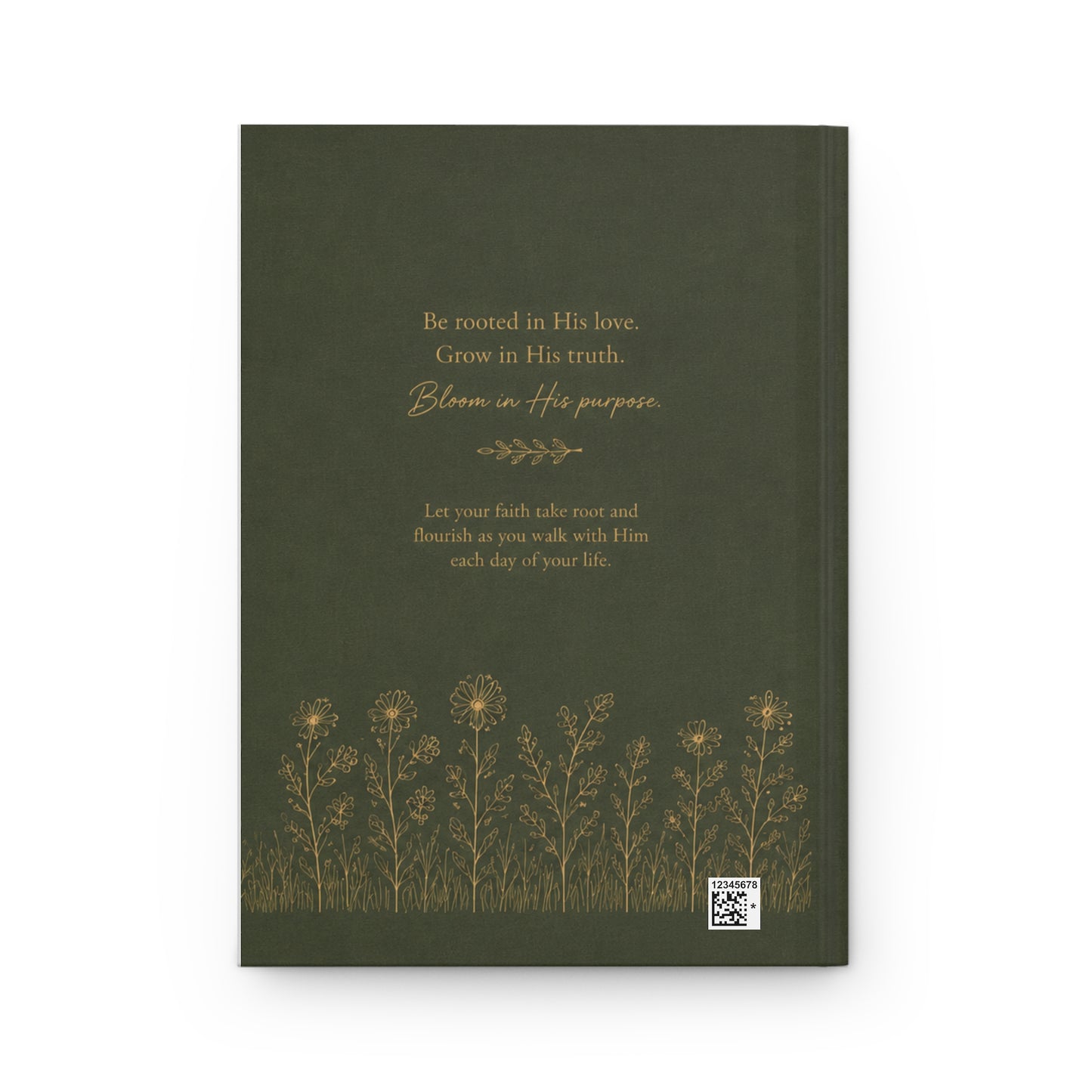 Journal — "Be Rooted in His Love, Grow in His Truth, Draw Near to God" (Hardcover)
