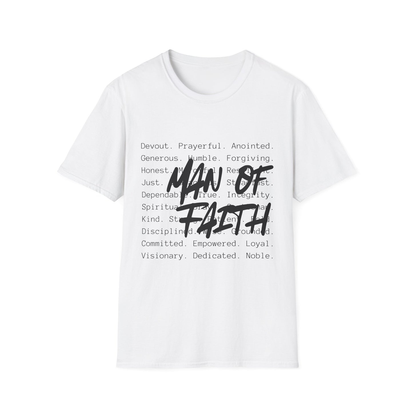 "Man of Faith" T-Shirt — Christian Inspirational Tee for Men