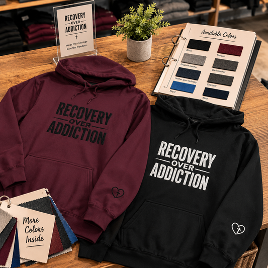 "Celebrate Recovery: Hoodie — Inspirational Recovery Pullover