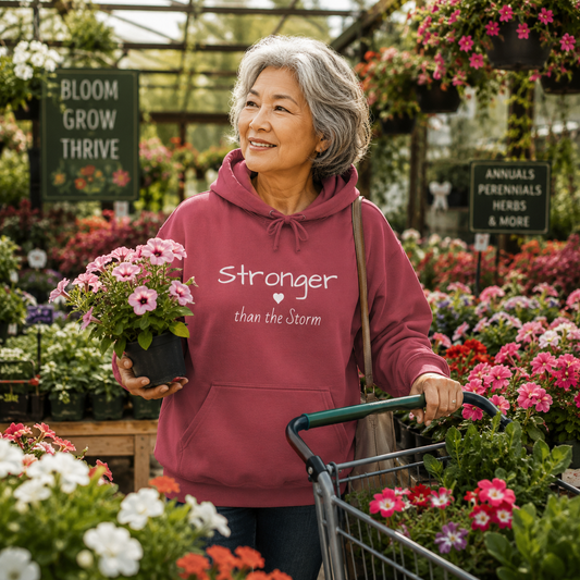 "Stronger than the Storm" Inspirational Pullover