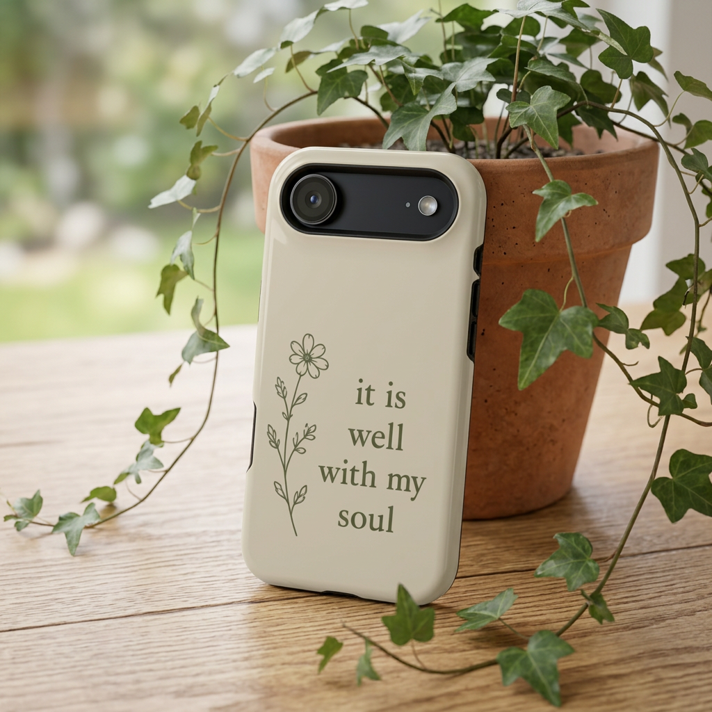 'It Is Well With My Soul' Magnetic Impact-Resistant Phone Case