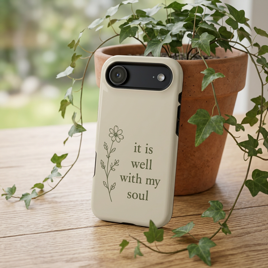 'It Is Well With My Soul' Magnetic Impact-Resistant Phone Case