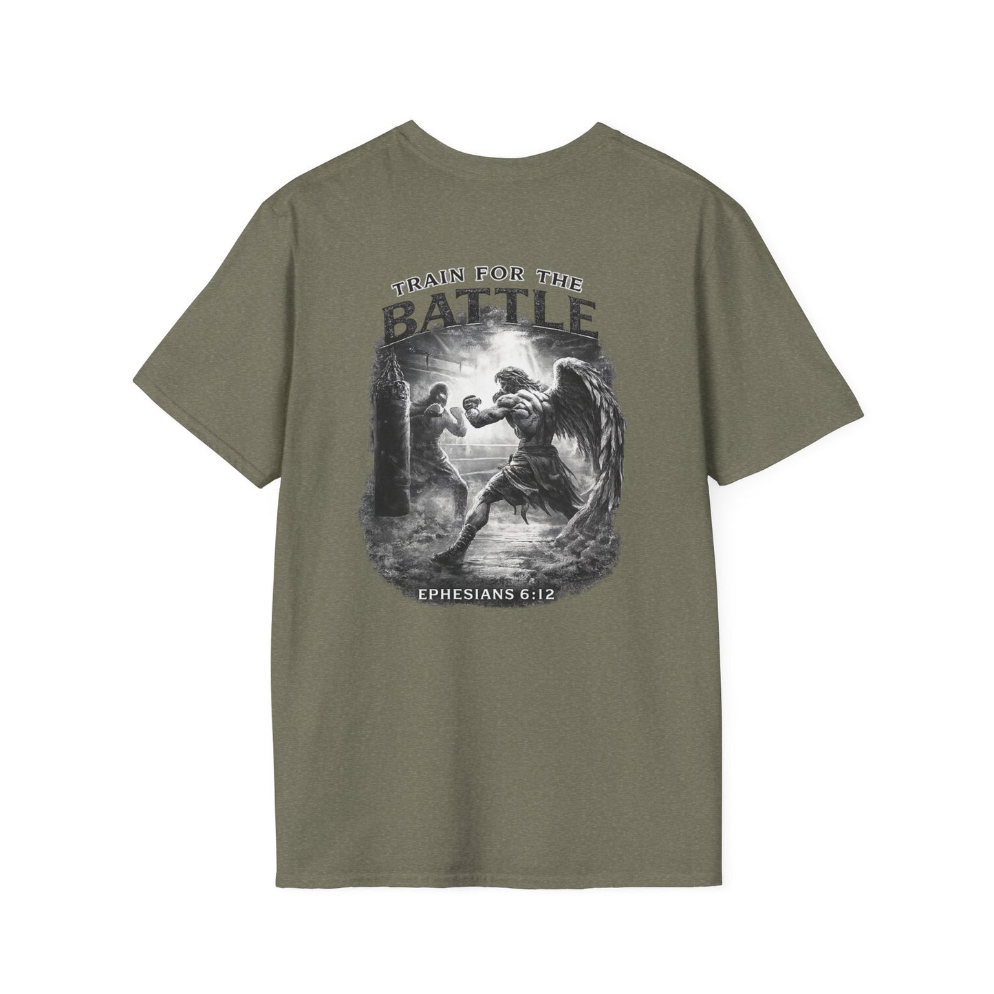 Gym Motivational Tee — "Train for the Bottle Collection" Tee