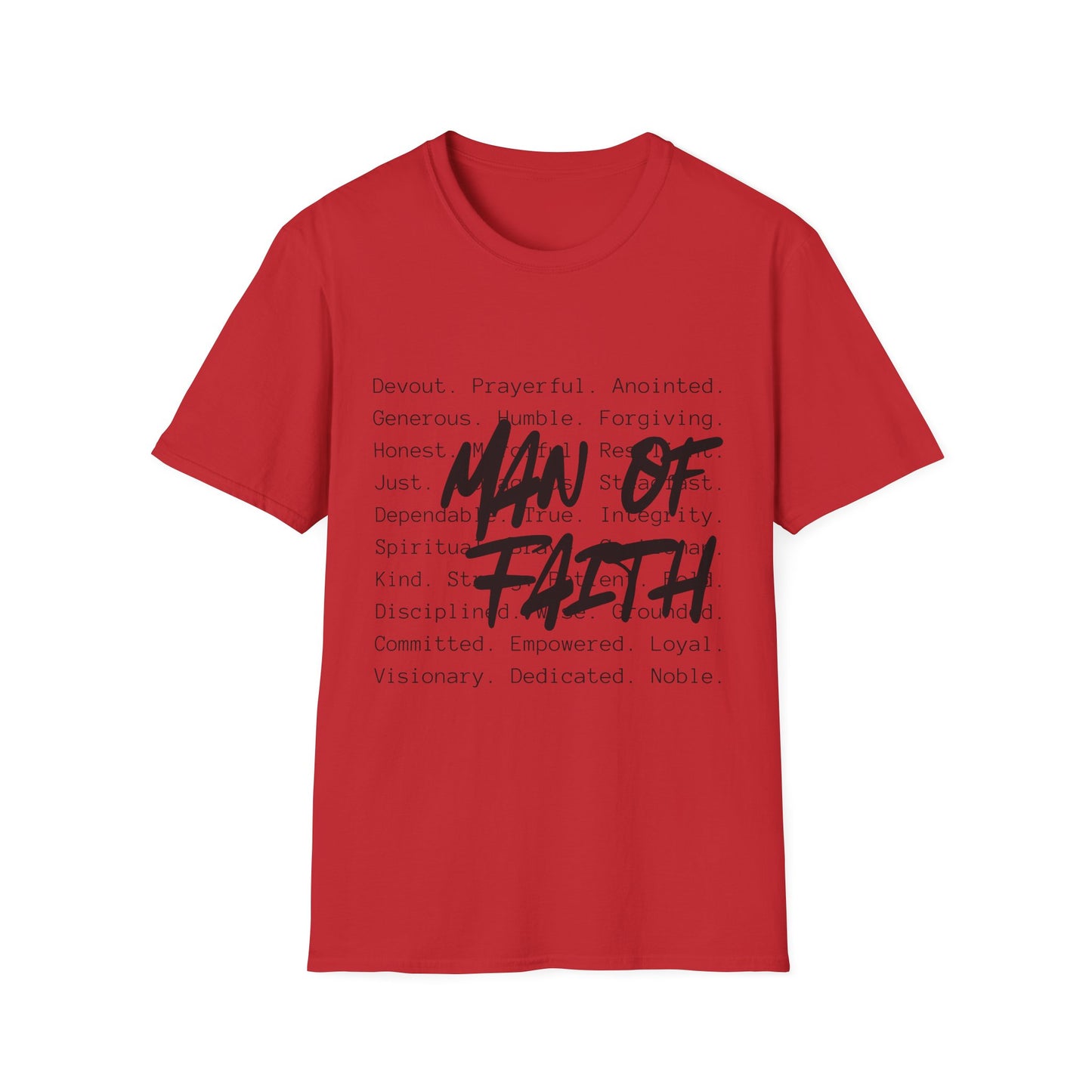 "Man of Faith" T-Shirt — Christian Inspirational Tee for Men