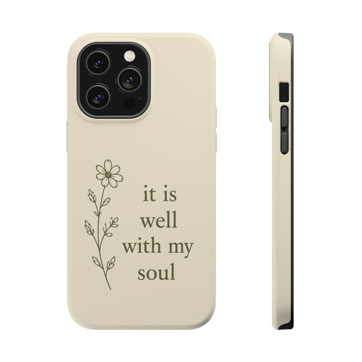 'It Is Well With My Soul' Magnetic Impact-Resistant Phone Case