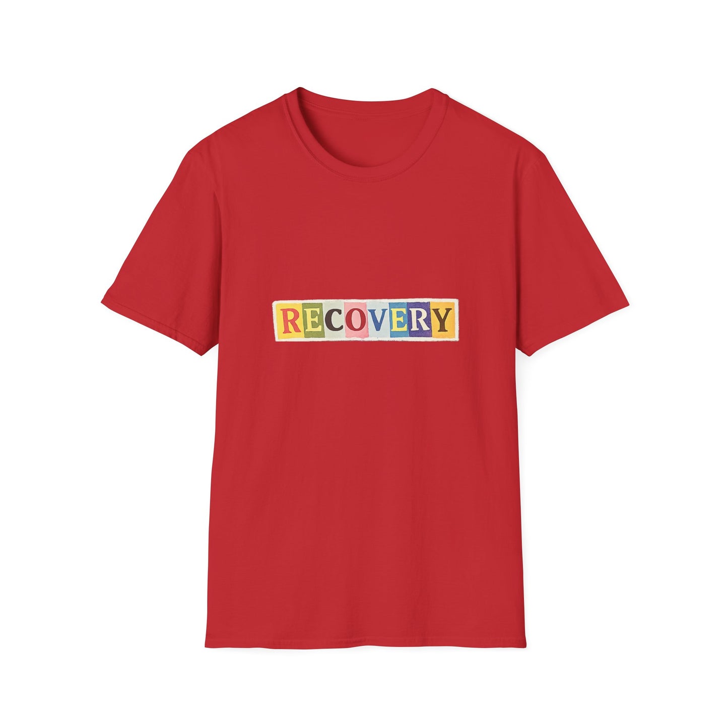 Recovery T-Shirt — Color Block Lettering Support Tee