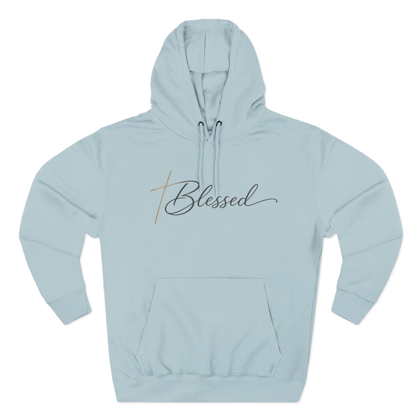 Blessed Script Hoodie — Minimalist Inspirational Pullover