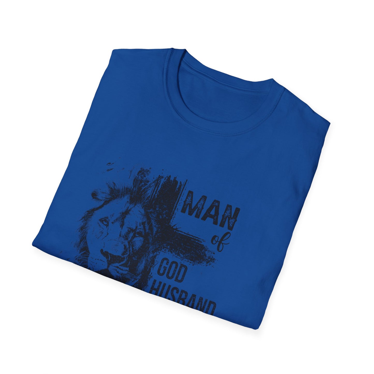 "Man of God: Husband, Dad, Protector, Hero" - T-Shirt