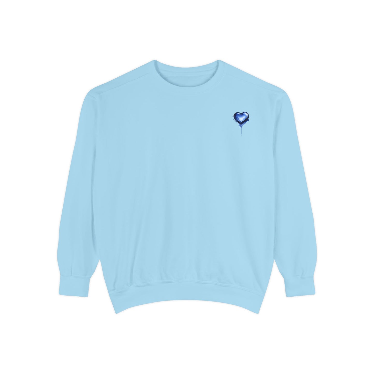 Love Like Jesus Retro Heart Sweatshirt — Women's Christian Graphic