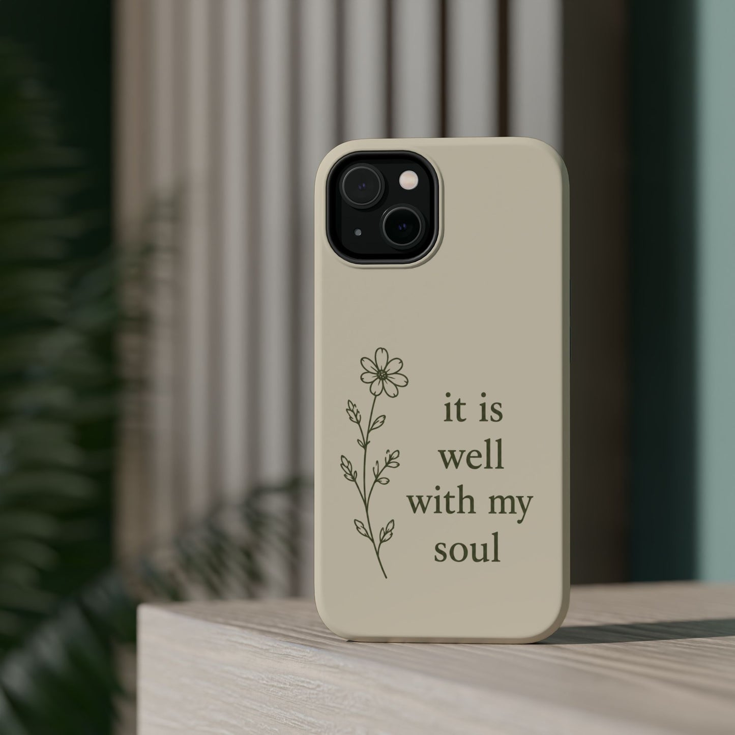 'It Is Well With My Soul' Magnetic Impact-Resistant Phone Case