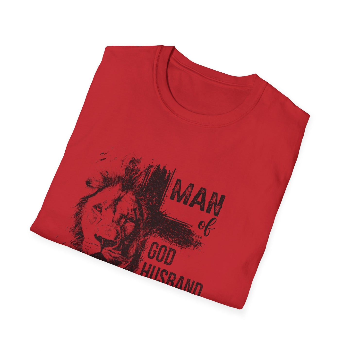 "Man of God: Husband, Dad, Protector, Hero" - T-Shirt