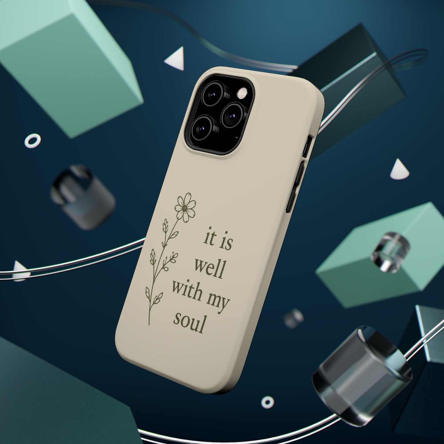 'It Is Well With My Soul' Magnetic Impact-Resistant Phone Case