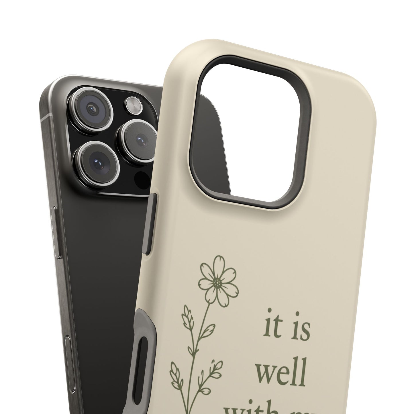 'It Is Well With My Soul' Magnetic Impact-Resistant Phone Case