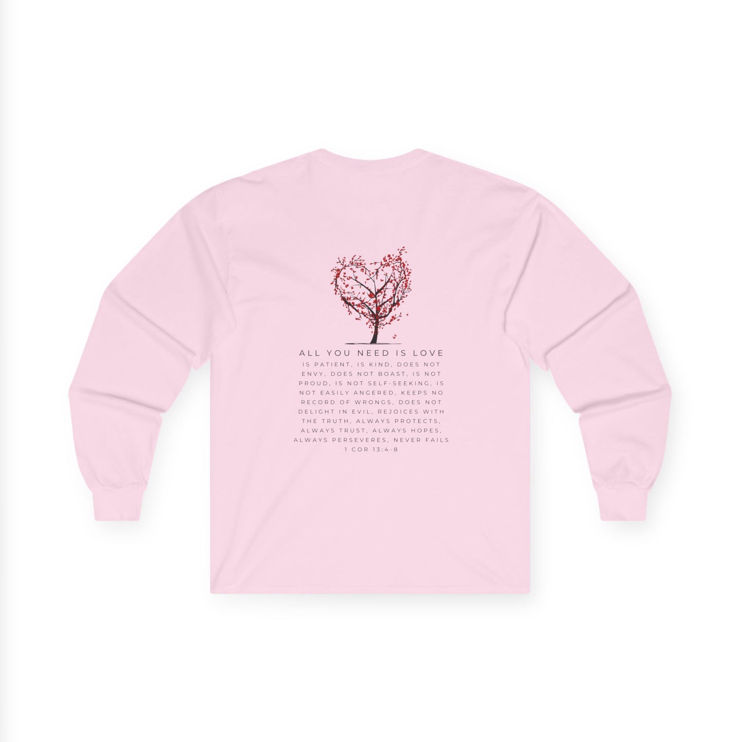 1 Corinthians 13:4-8 “Love Is” - Cherry Blossom Tee