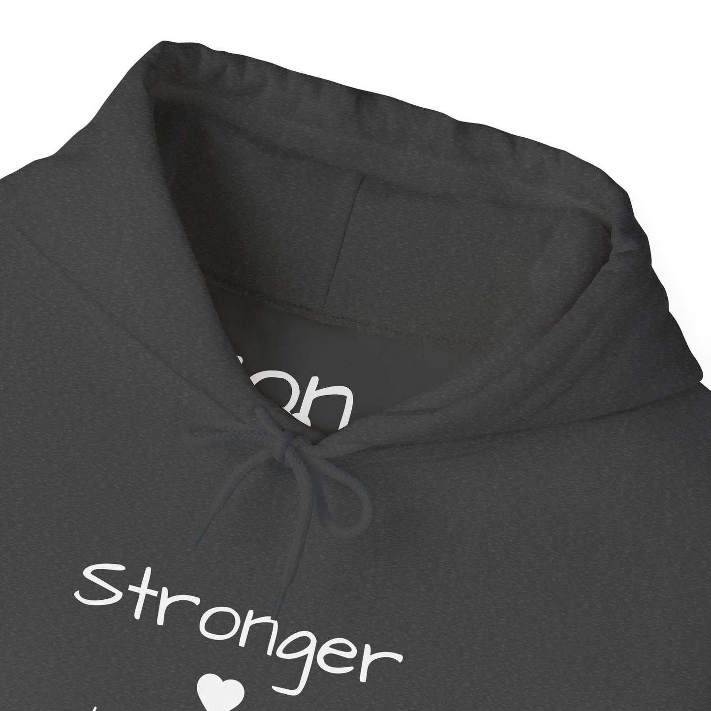 "Stronger than the Storm" Inspirational Pullover Hoodie