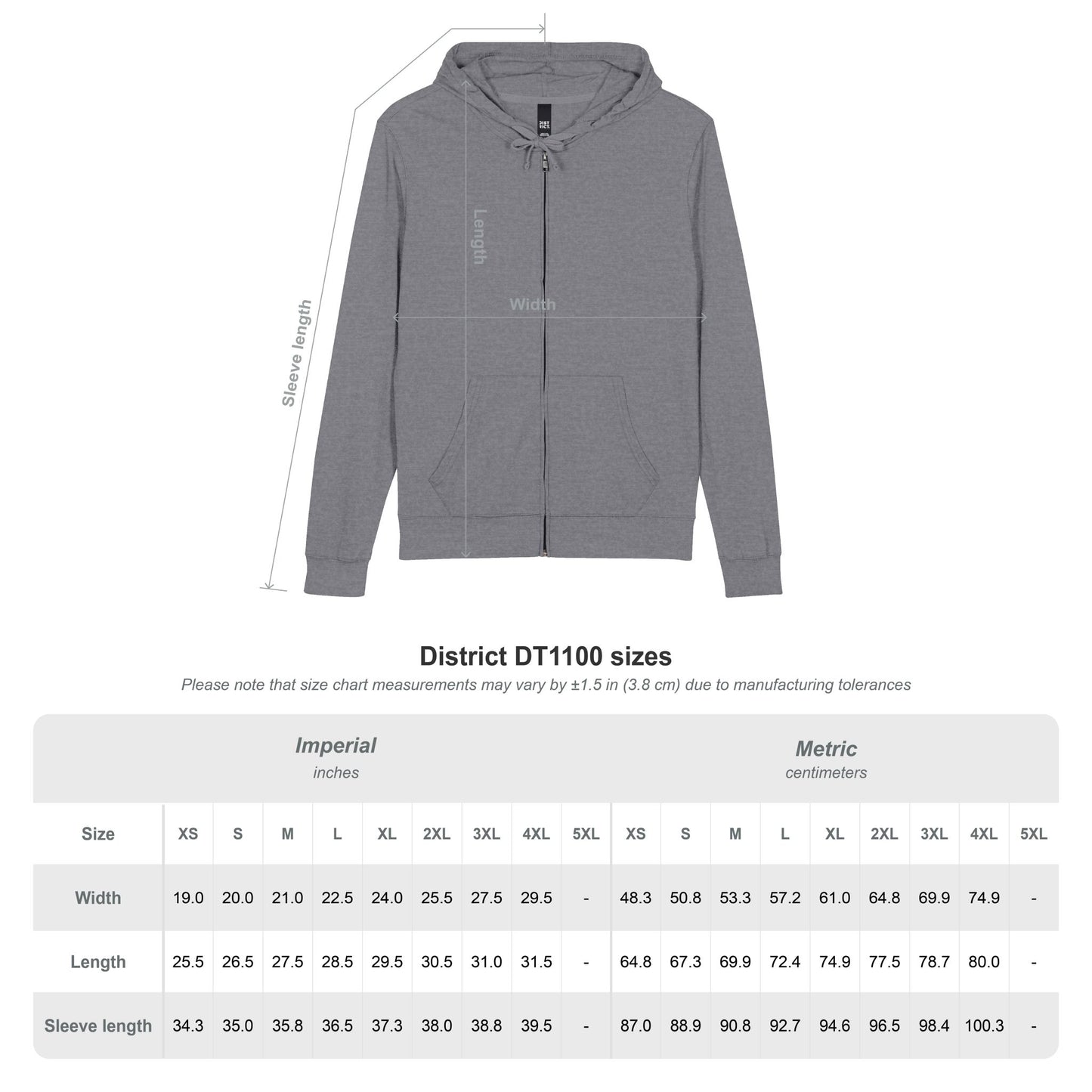 'King of Kings' Full-Zip Hoodie - Revelation 19:16 Cross Back Design