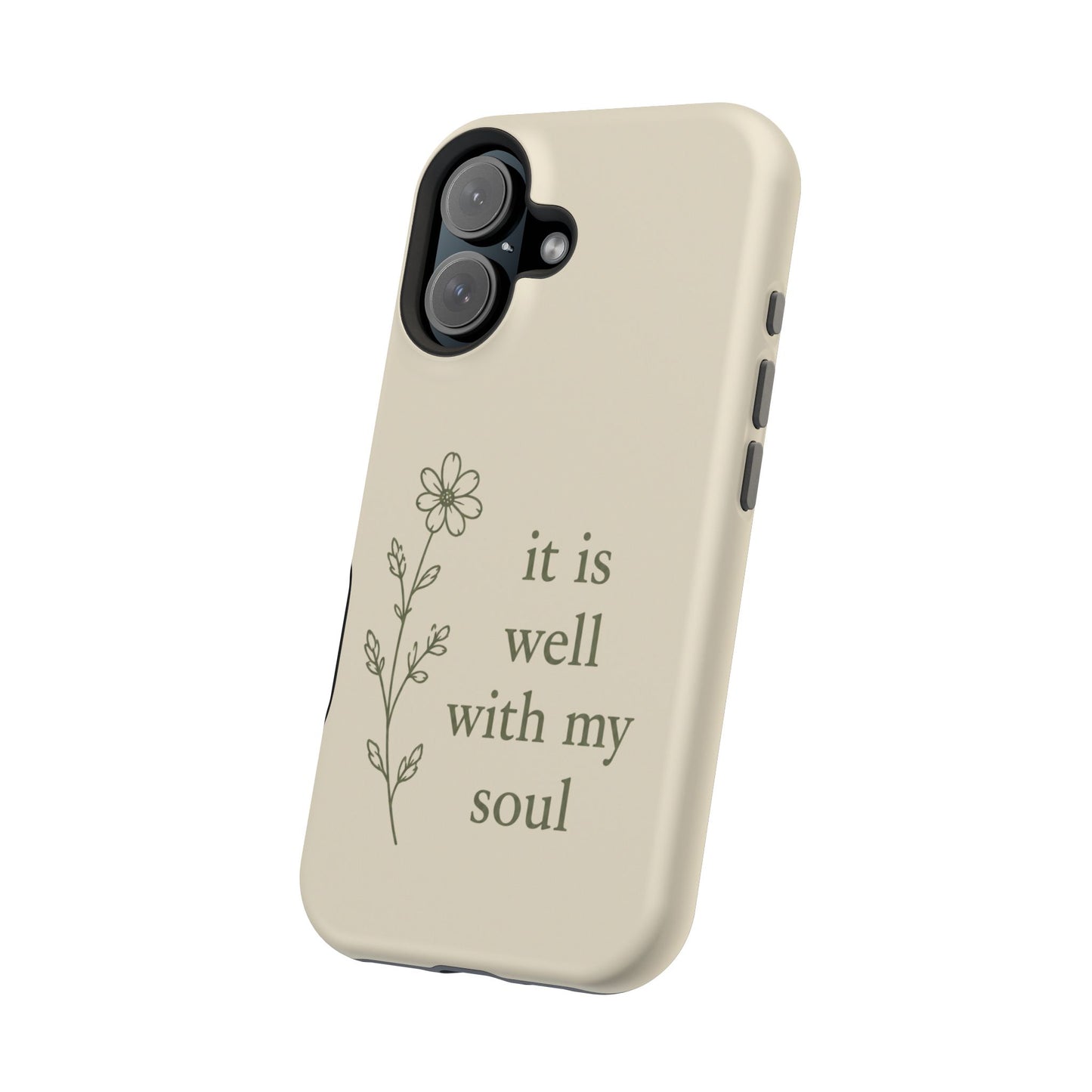 'It Is Well With My Soul' Magnetic Impact-Resistant Phone Case