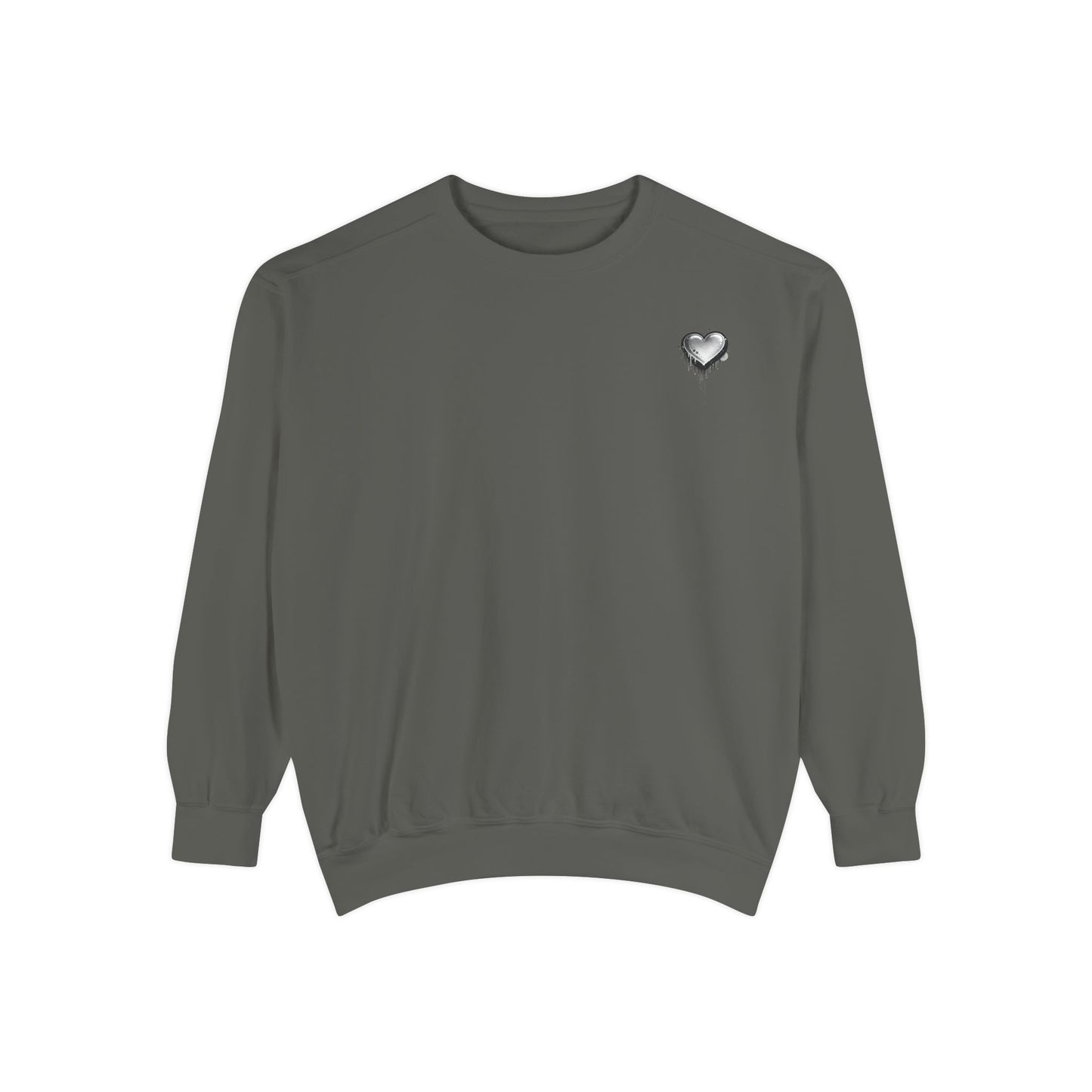 Love Like Jesus Retro Heart Sweatshirt — Women's Christian Graphic