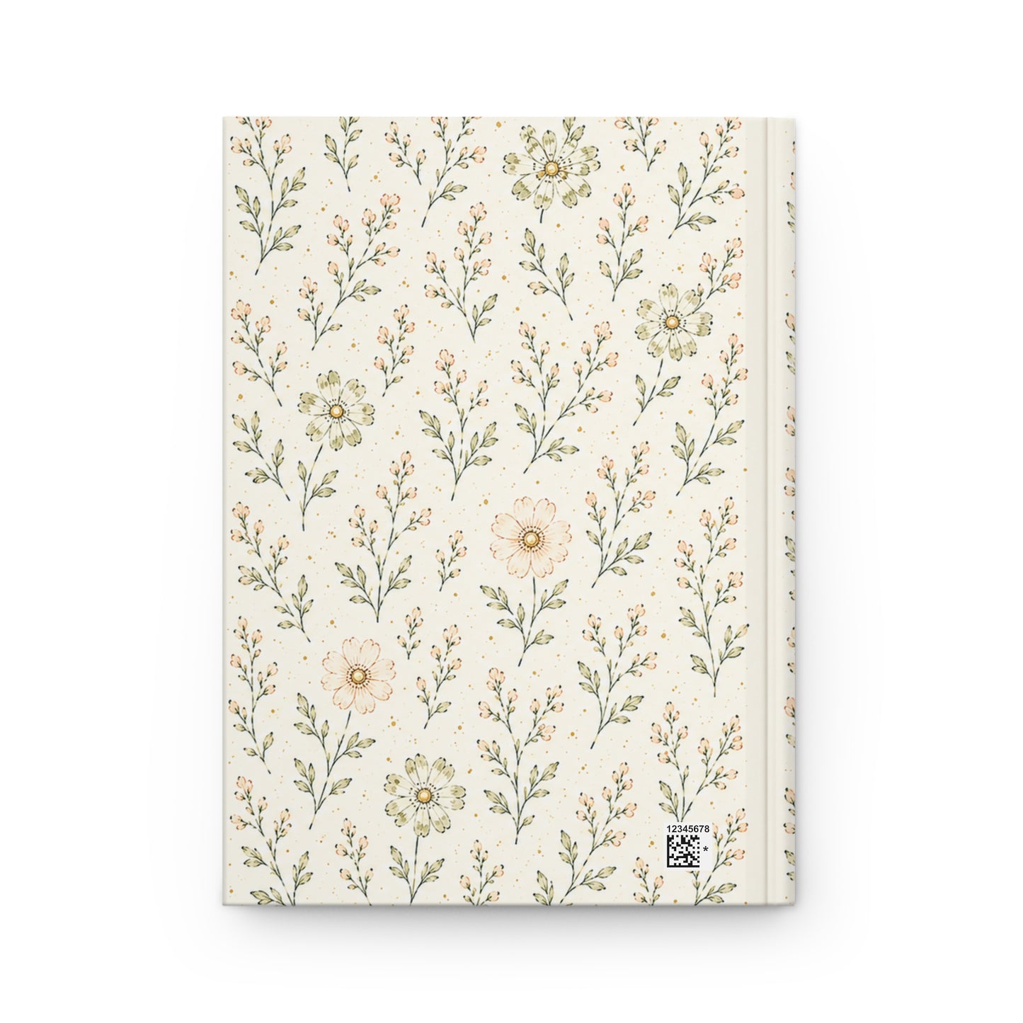 His plans. My trust. Our future. — Floral Hardcover Journal (Jeremiah 29:11)