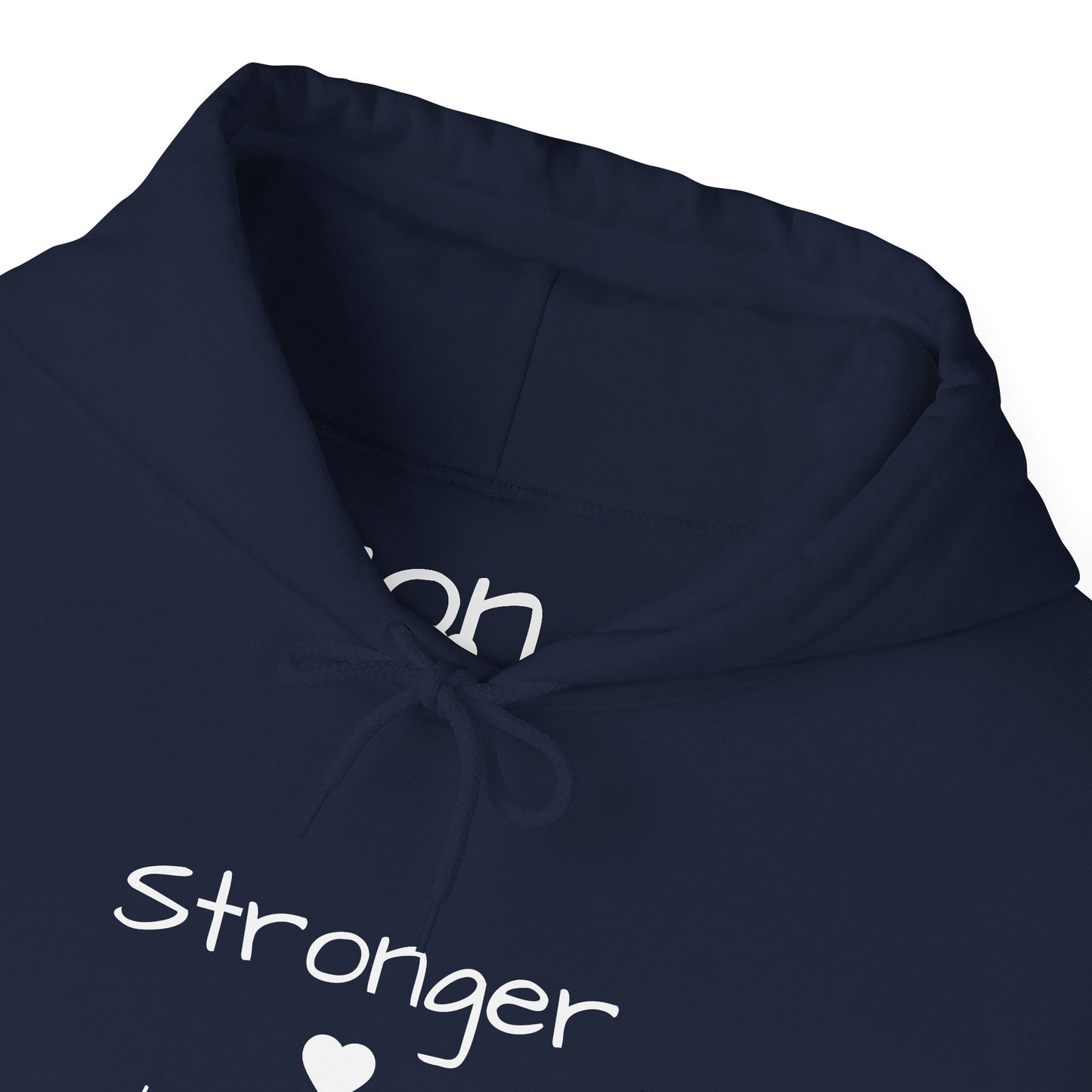 "Stronger than the Storm" Inspirational Pullover Hoodie