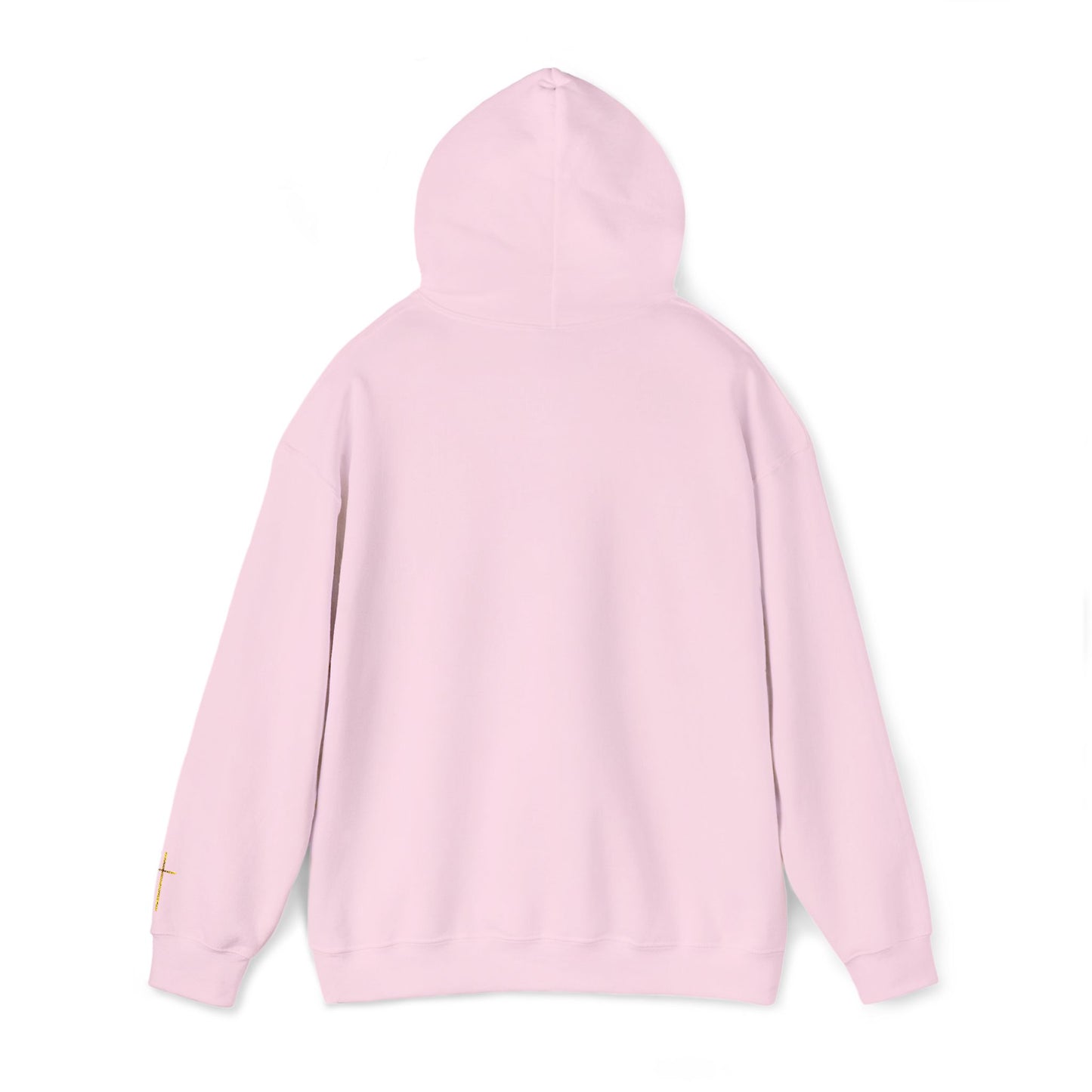 Embroidered "Blessed Beyond Measure" — Faith-Inspired White Pullover with Gold Cross