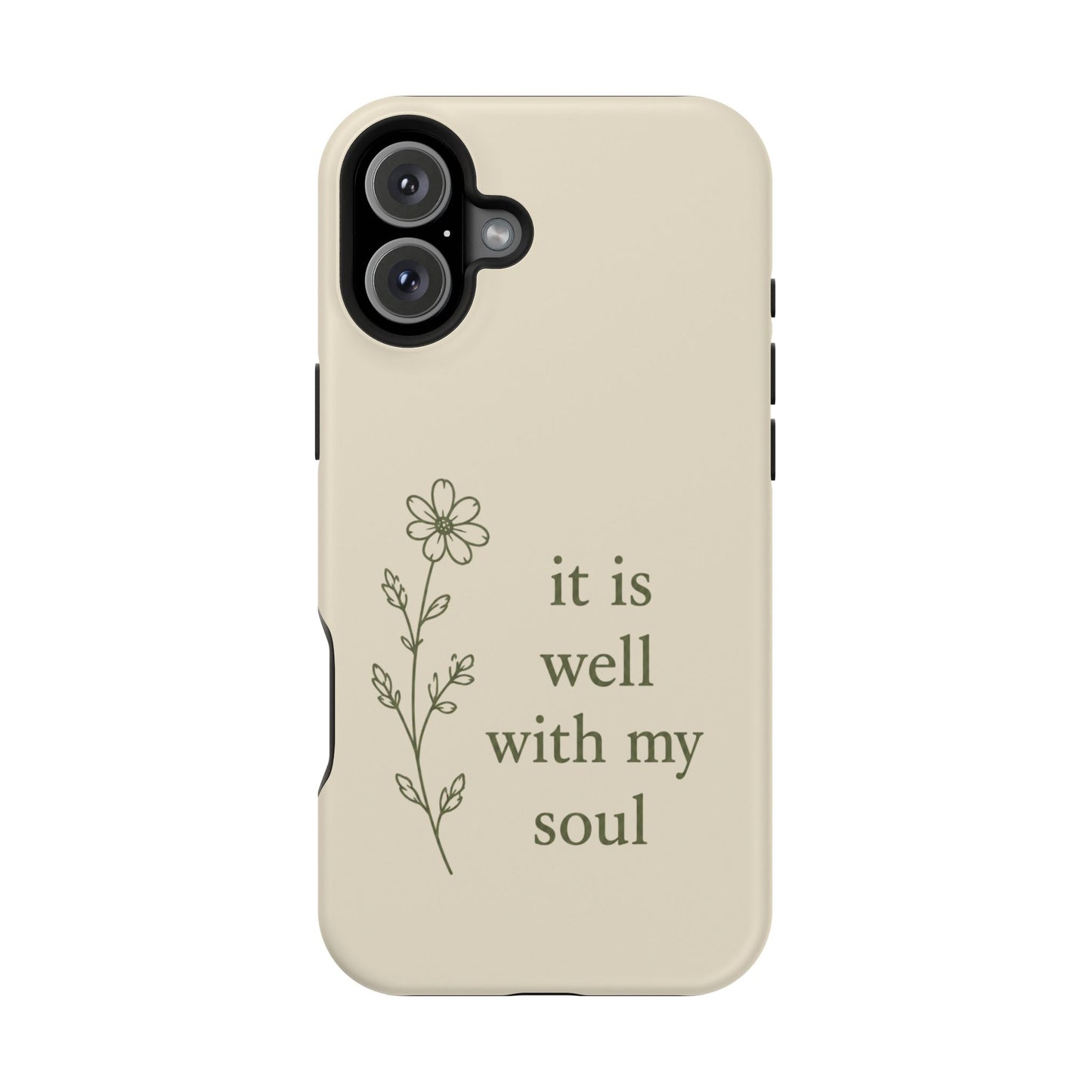 'It Is Well With My Soul' Magnetic Impact-Resistant Phone Case