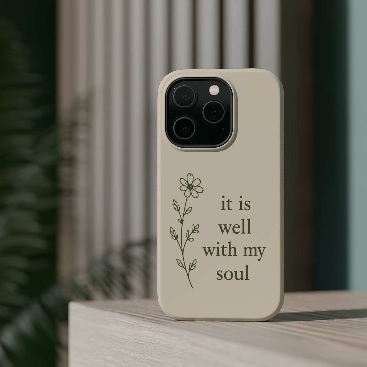 'It Is Well With My Soul' Magnetic Impact-Resistant Phone Case