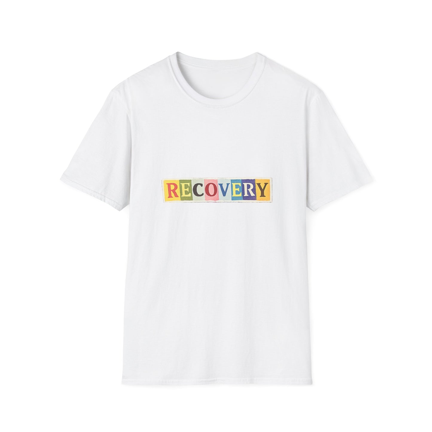 Recovery T-Shirt — Color Block Lettering Support Tee