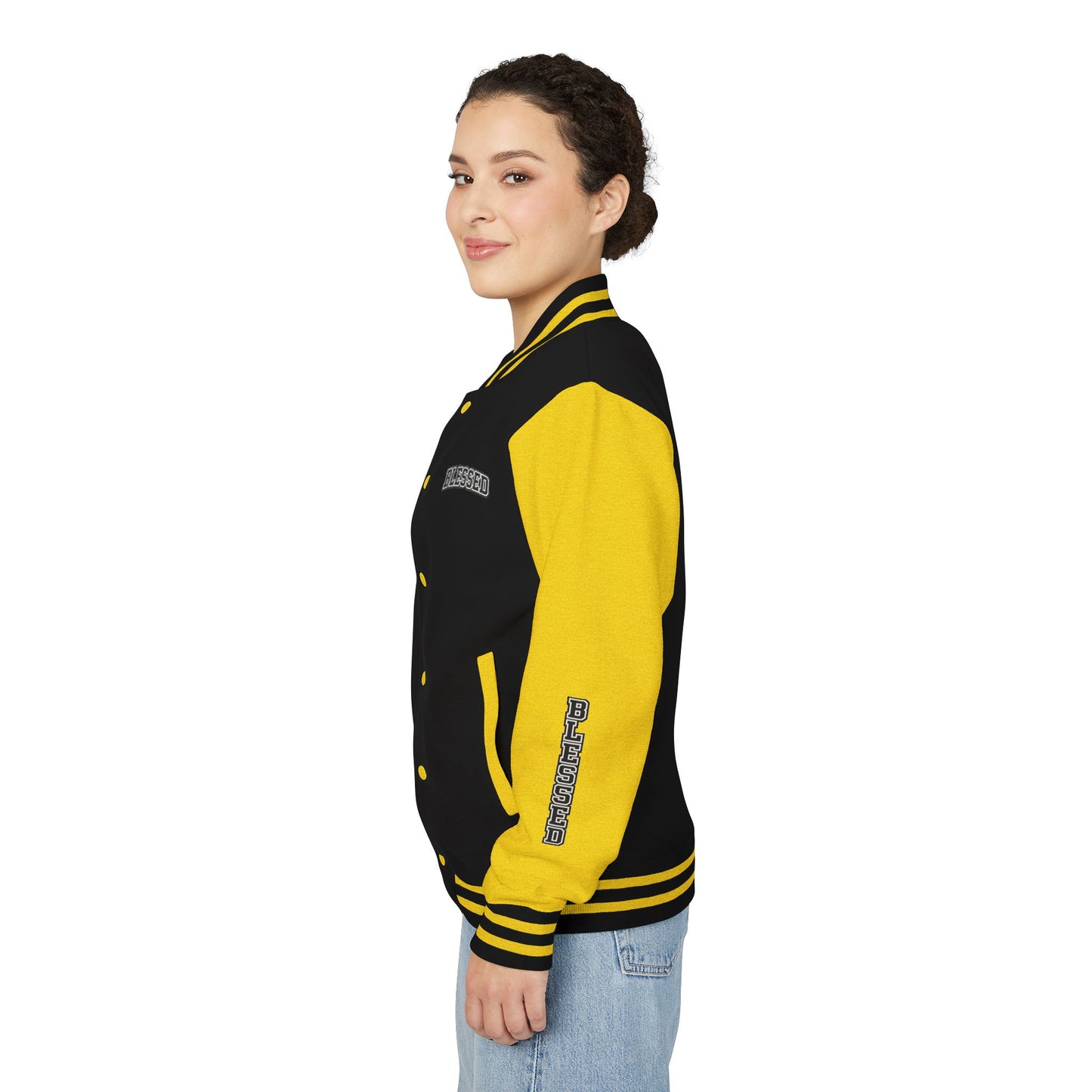 Blessed Letterman Jacket — Christian Varsity Style Jacket