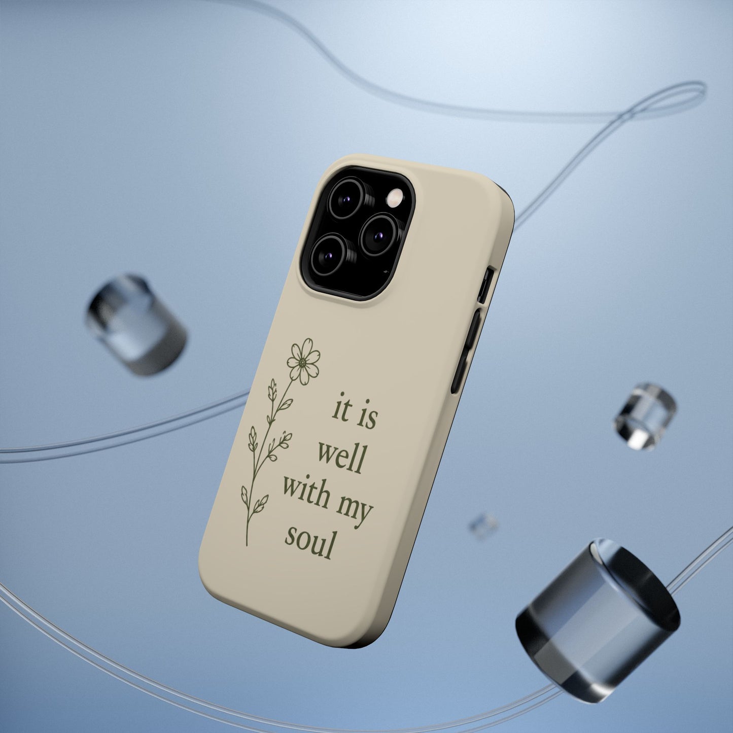 'It Is Well With My Soul' Magnetic Impact-Resistant Phone Case