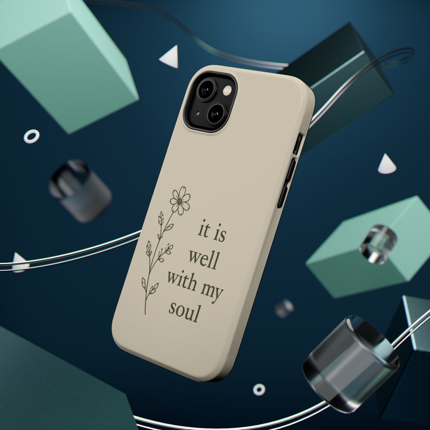 'It Is Well With My Soul' Magnetic Impact-Resistant Phone Case
