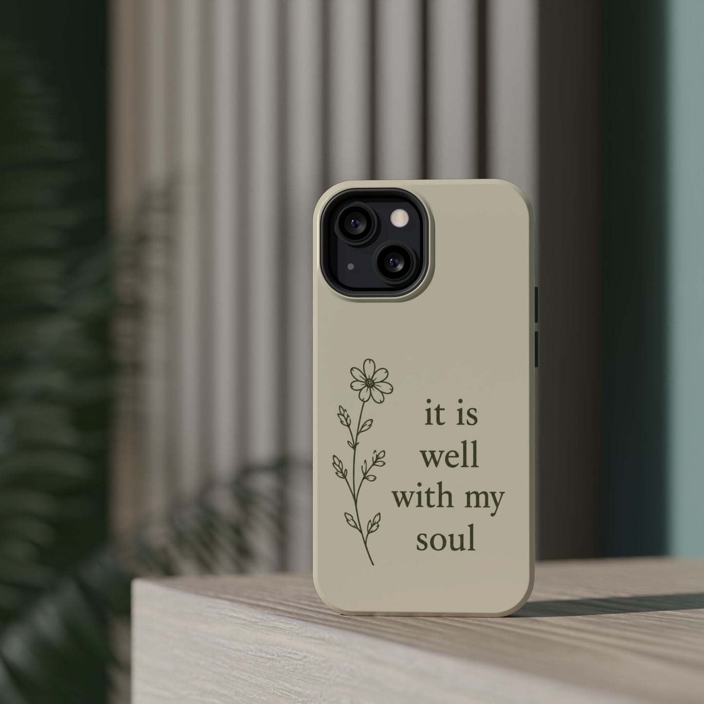 'It Is Well With My Soul' Magnetic Impact-Resistant Phone Case