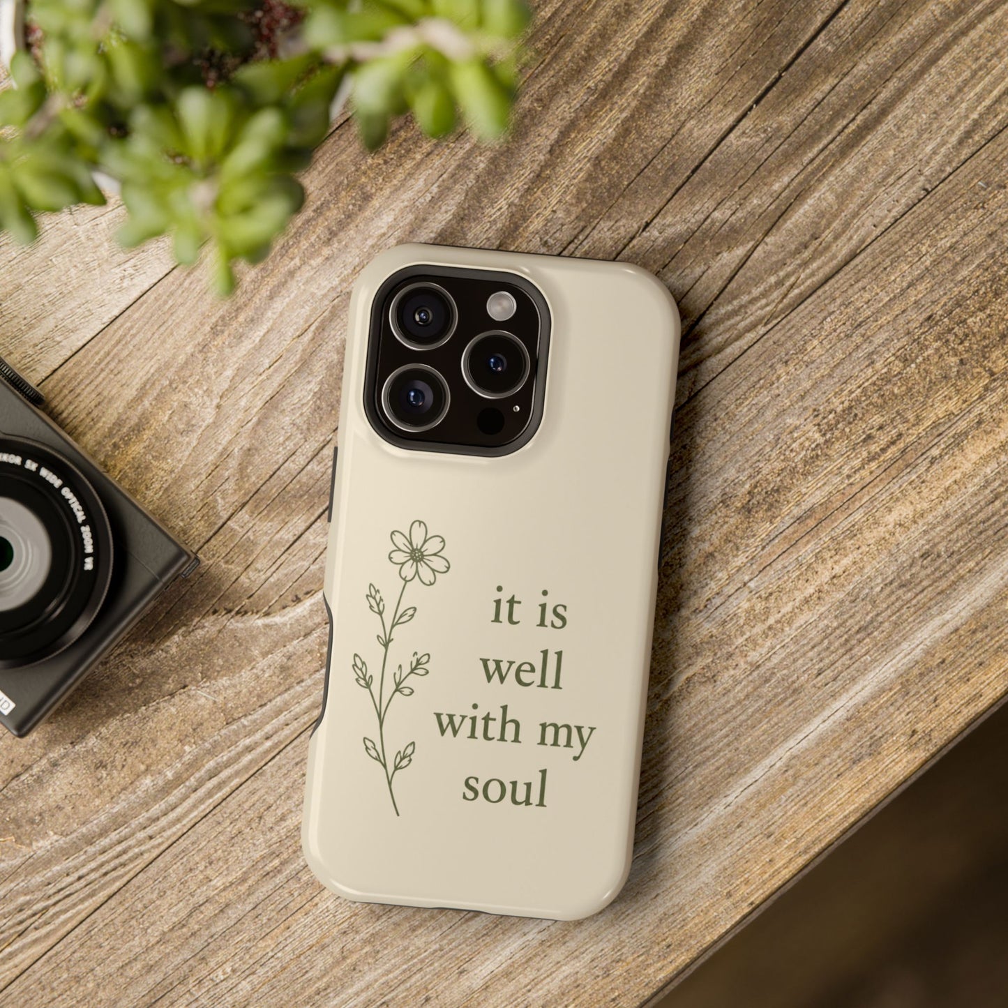 'It Is Well With My Soul' Magnetic Impact-Resistant Phone Case