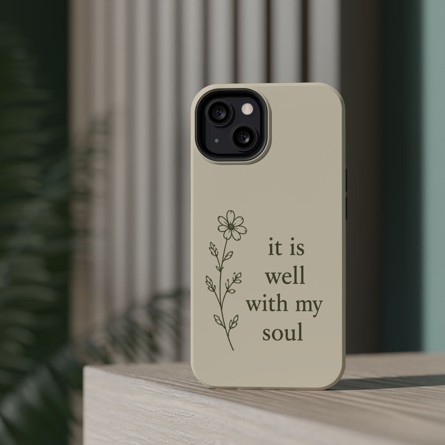 'It Is Well With My Soul' Magnetic Impact-Resistant Phone Case