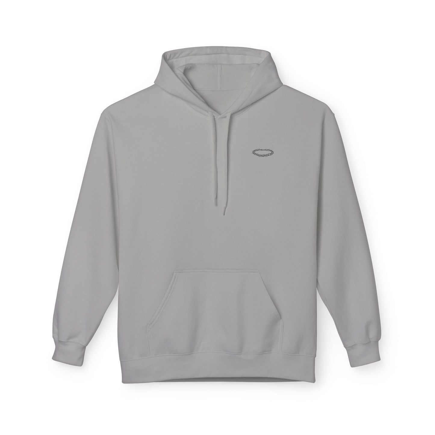 Faith Lion Cross Hoodie — “Man of Faith” Christian Graphic Hoodie