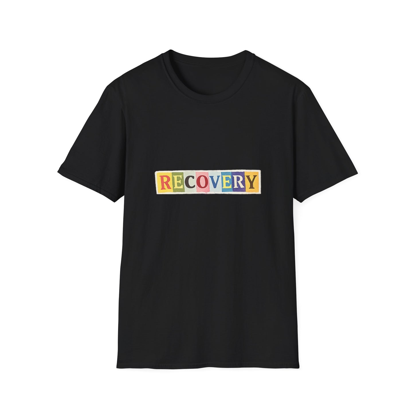 Recovery T-Shirt — Color Block Lettering Support Tee