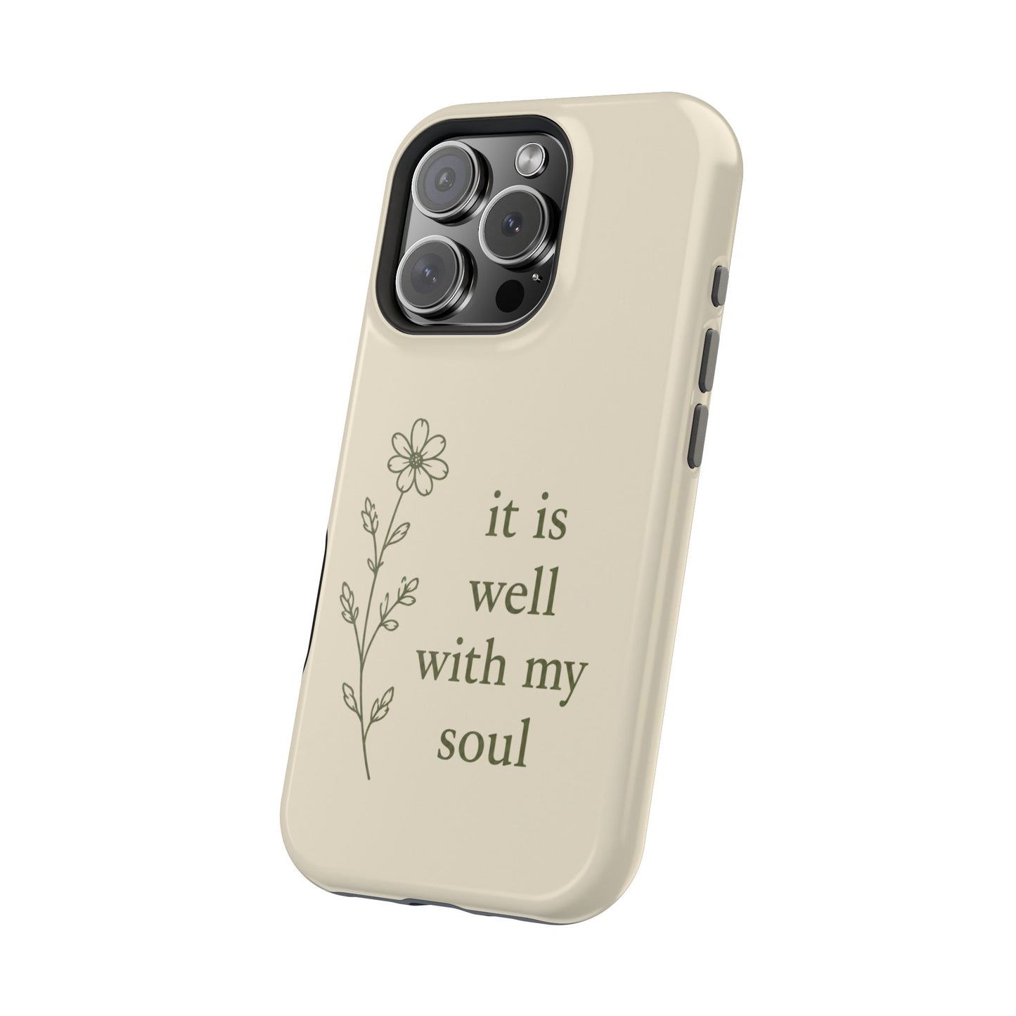 'It Is Well With My Soul' Magnetic Impact-Resistant Phone Case