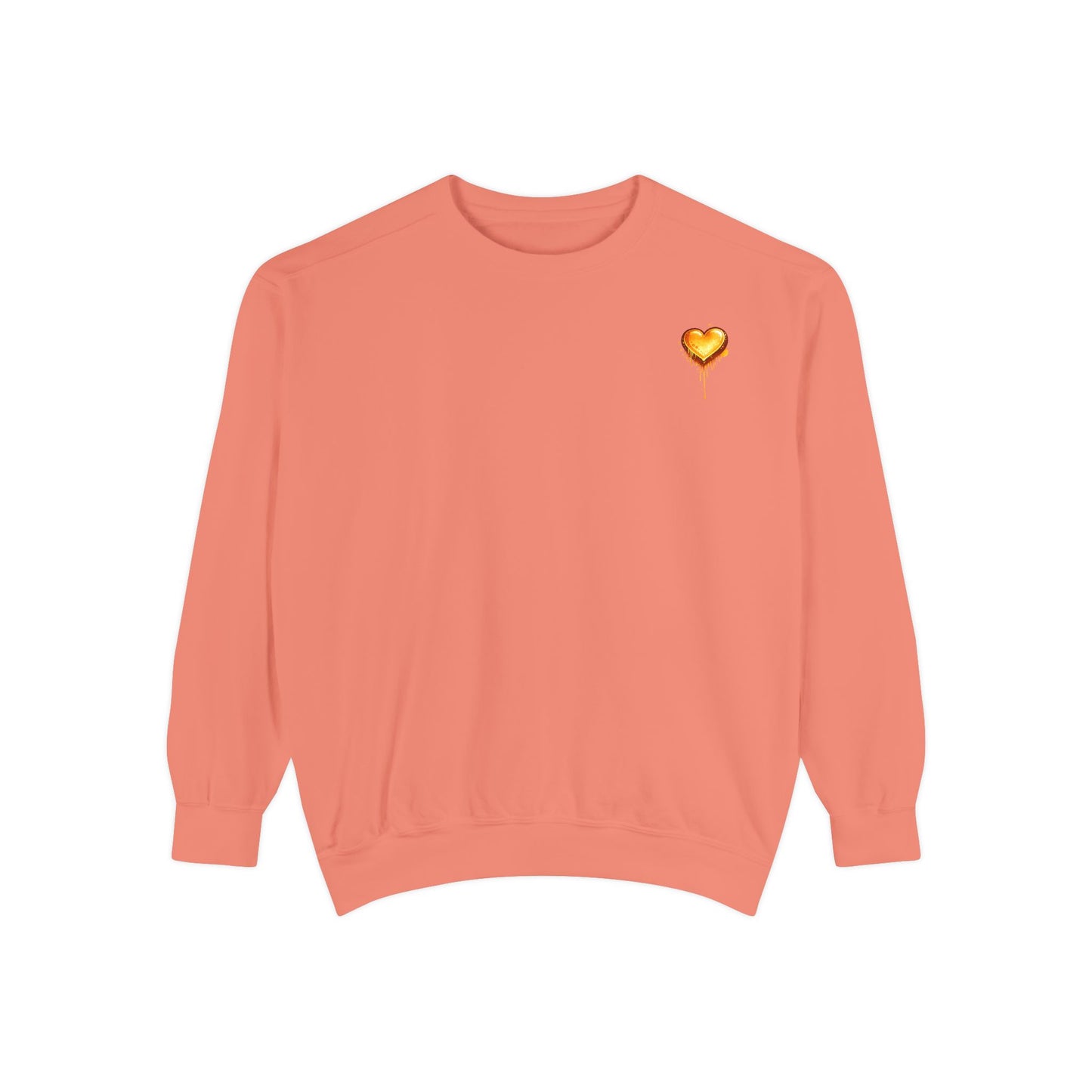 Love Like Jesus Retro Heart Sweatshirt — Women's Christian Graphic