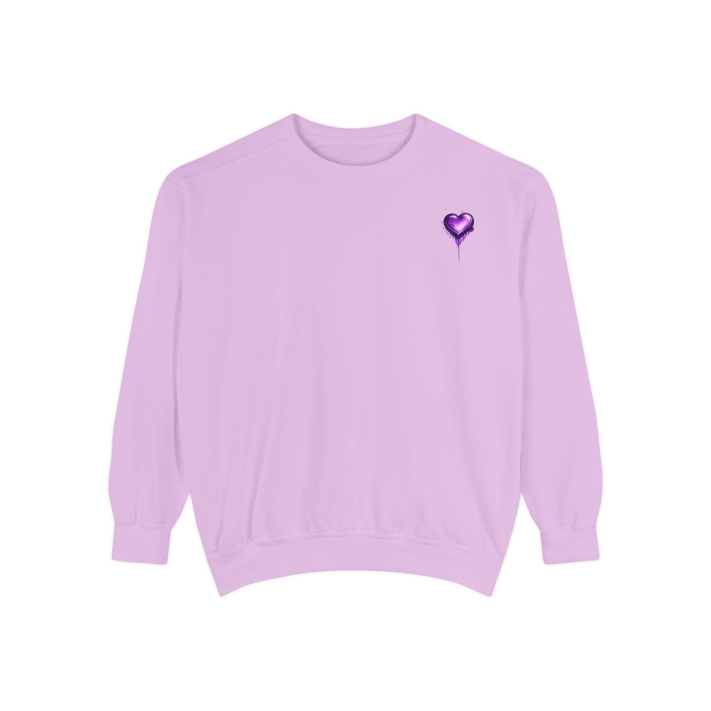Love Like Jesus Retro Heart Sweatshirt — Women's Christian Graphic