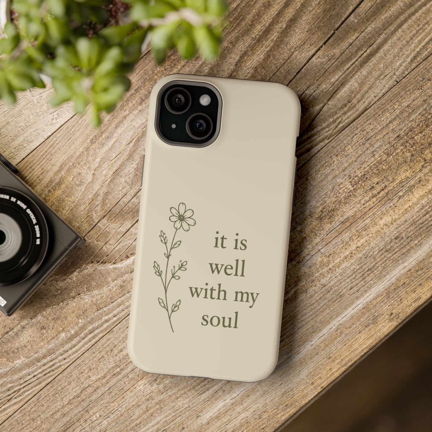 'It Is Well With My Soul' Magnetic Impact-Resistant Phone Case
