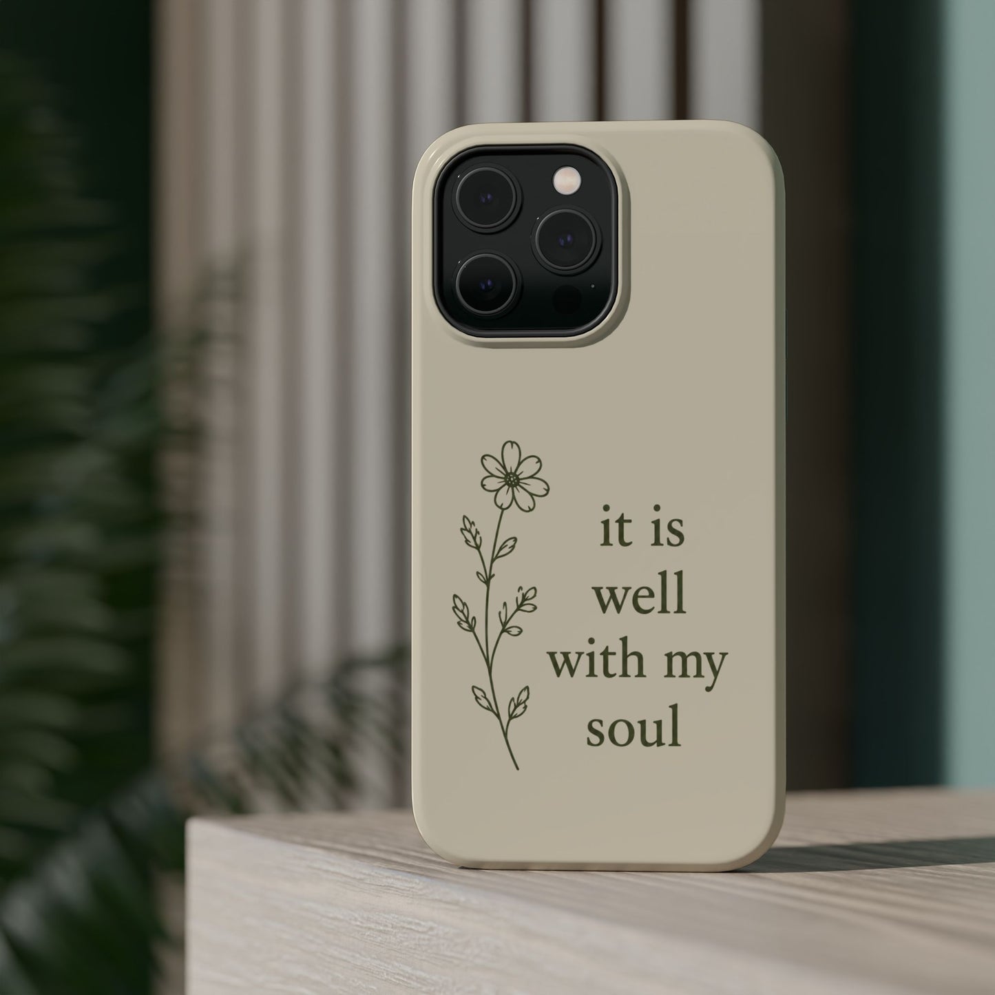 'It Is Well With My Soul' Magnetic Impact-Resistant Phone Case