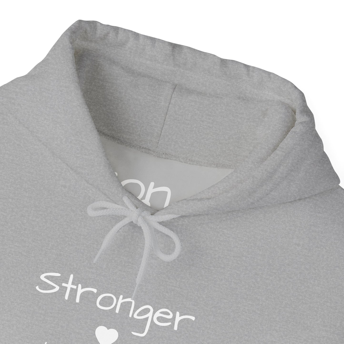 "Stronger than the Storm" Inspirational Pullover Hoodie