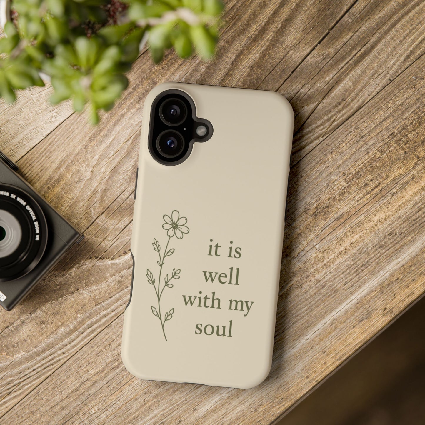 'It Is Well With My Soul' Magnetic Impact-Resistant Phone Case