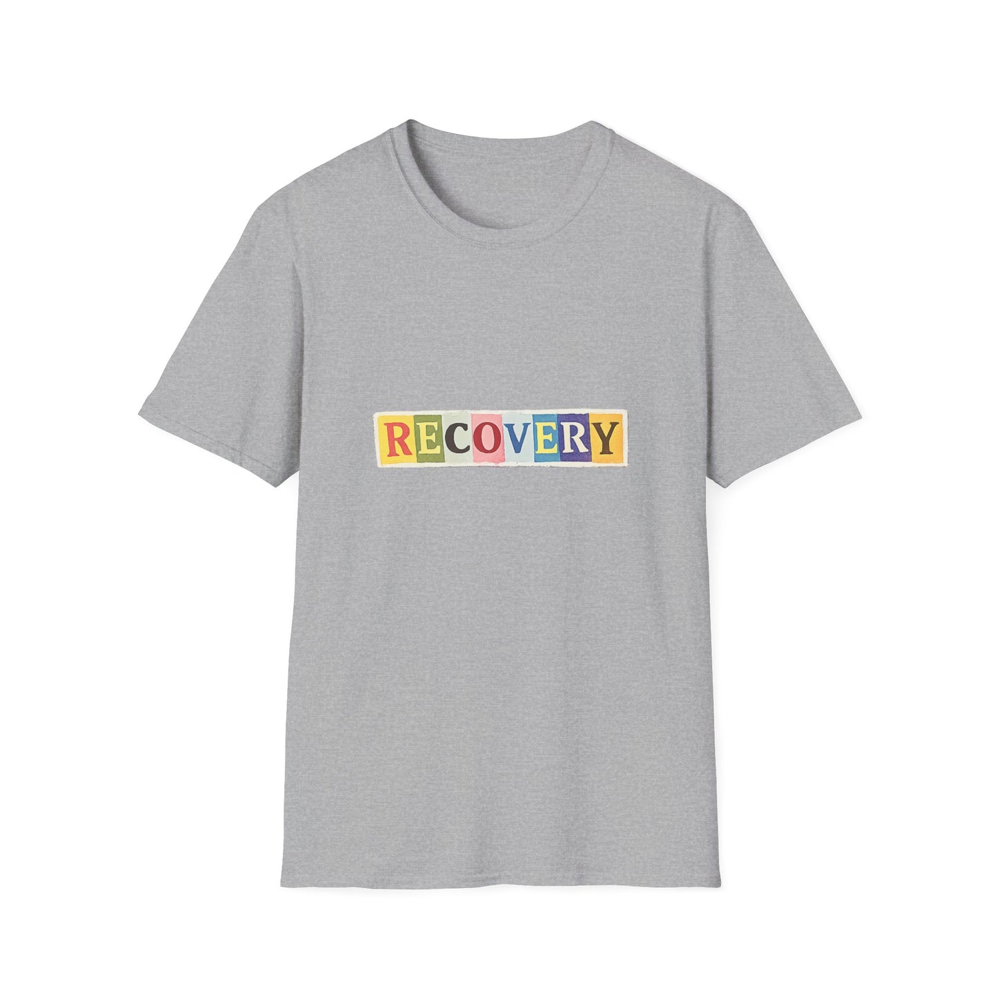 Recovery T-Shirt — Color Block Lettering Support Tee