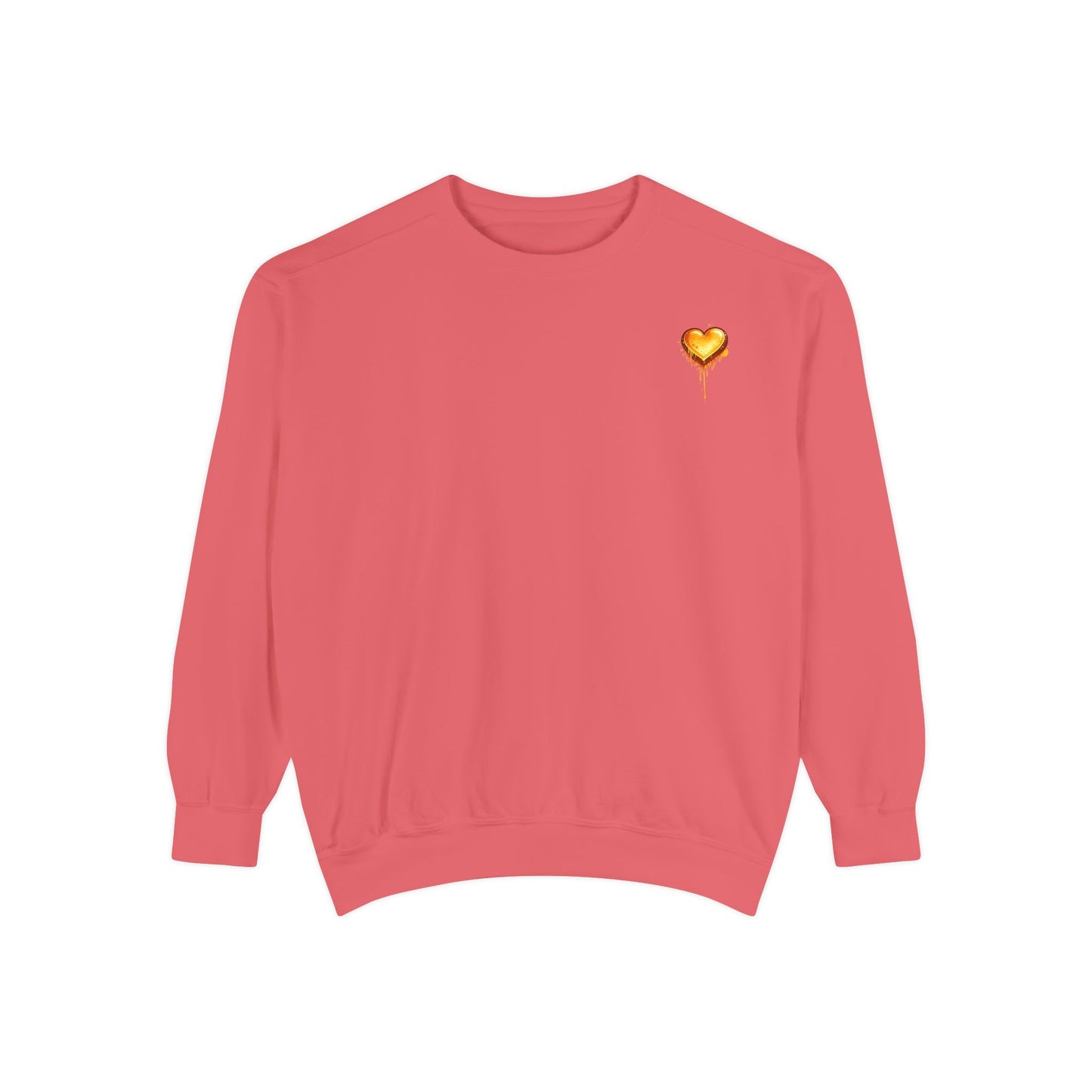 Love Like Jesus Retro Heart Sweatshirt — Women's Christian Graphic